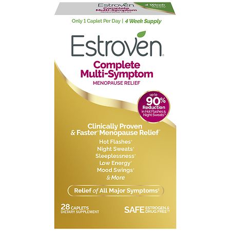 Estroven Complete Multi-Symptom Menopause Supplement, Night Sweats & Hot Flash Relief