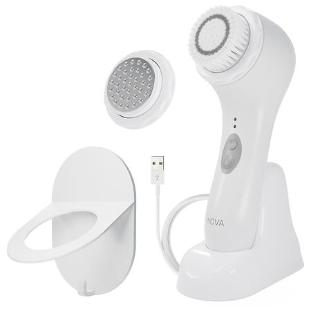 Spa Sciences NOVA Antimicrobial Sonic Cleansing System - USB Rechargeable White