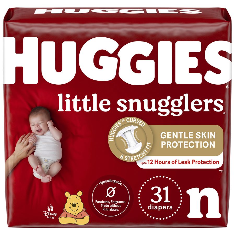 Huggies Little Snugglers Baby Diapers Size Newborn