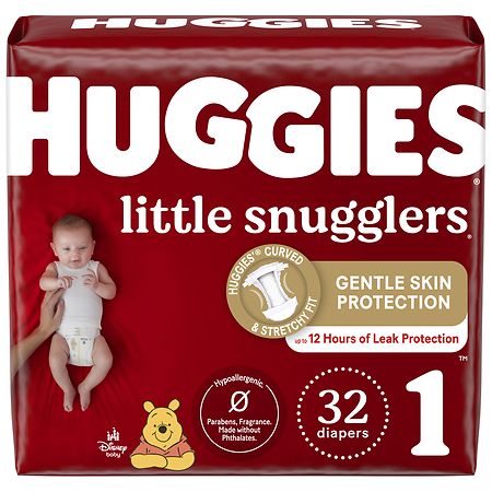 Huggies Little Snugglers Baby Diapers Size 1 (ct 32)