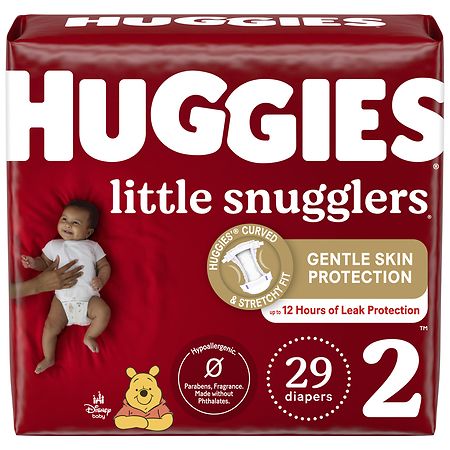 Huggies Little Snugglers Baby Diapers Size 2 (29 ct)
