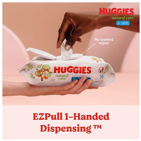 Huggies Simply Clean Unscented Baby Wipes, 6 Flip-Top Packs (384