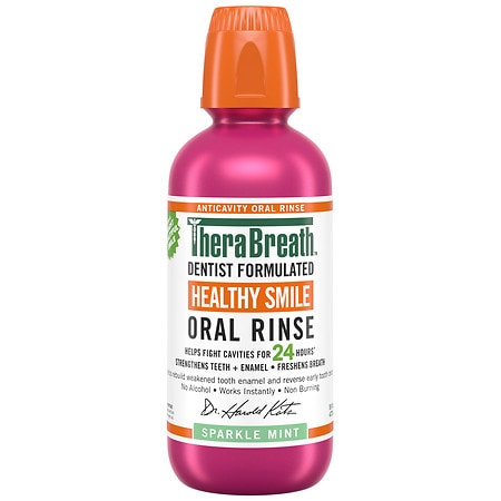 TheraBreath Healthy Smile Oral Rinse Sparkle Mint