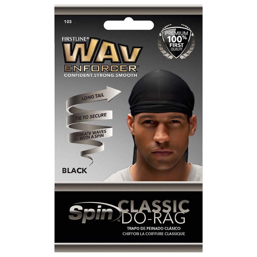 Titan Premium Collection Du-Rag, Velvet, Black