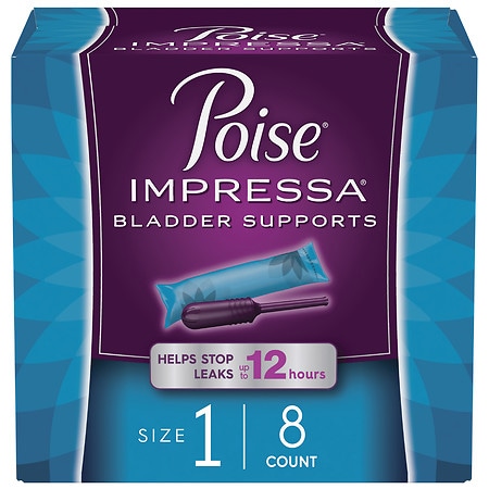 Poise Impressa Incontinence Bladder Supports for Bladder Control Size 1