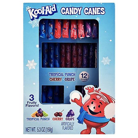 Kool-Aid Fruity Candy Canes Assorted