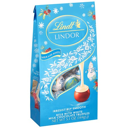 Lindor Milk Chocolate with White Truffles Bag