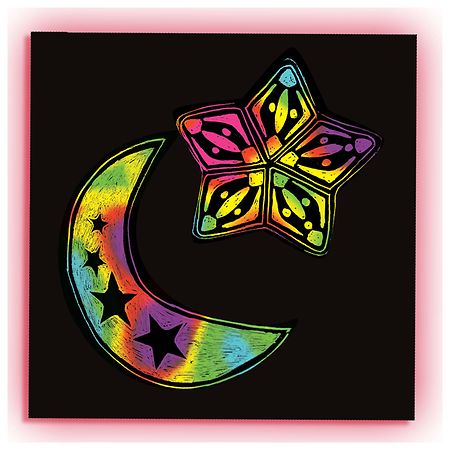 Melissa & Doug Rainbow Mini Scratch Art Notes