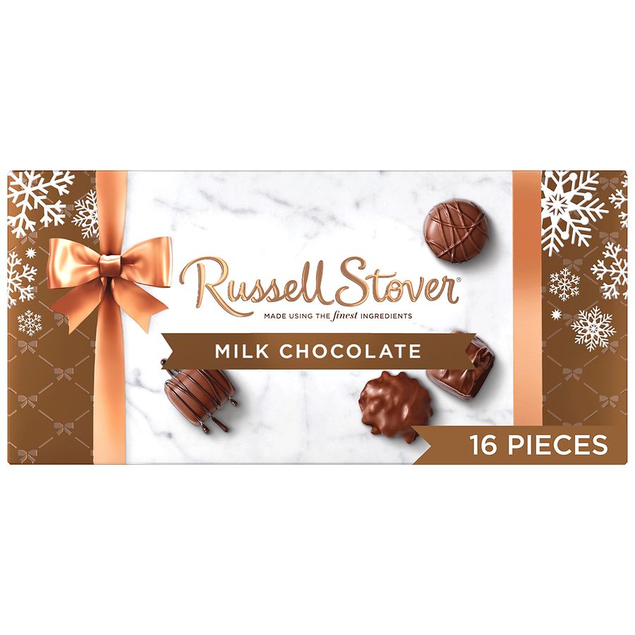 Russell Stover Christmas Assortment Gift Box Milk Chocolate