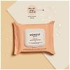 Honest Make-up Entferner Tücher – 30 Stück, Mit Traubenkern- & Olivenöl, Für Sensible Haut, Unparfümiert