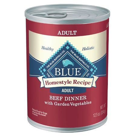 Blue Buffalo Homestyle Recipe Beef Dinner with Garden Vegetables for Dogs