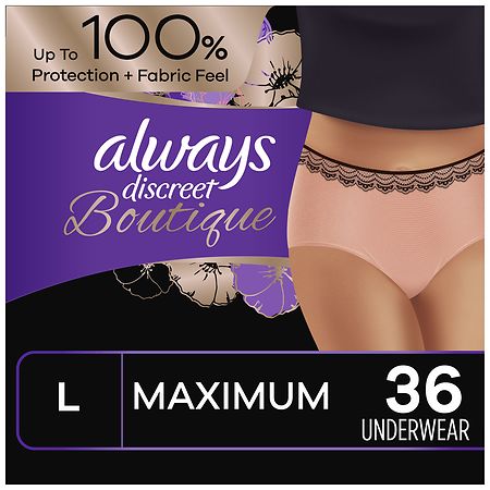 Always Discreet Maximum Absorbency Incontinence Underwear Extra-Large 15 ct