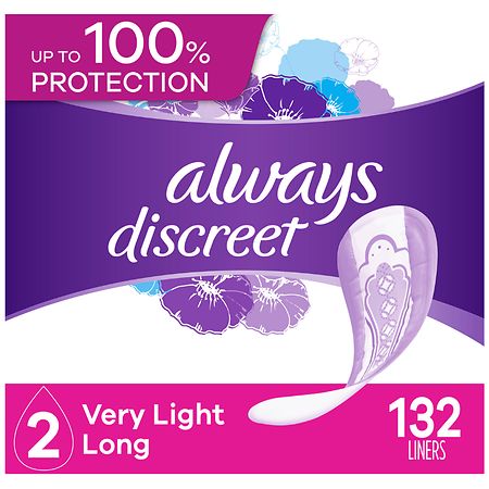  Always Discreet Boutique Incontinence Pads, for Bladder Leaks,  Extra Heavy Absorbency, Long Length, 40 CT : Health & Household
