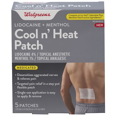 Walgreens Cool n' Heat Lidocaine Patches