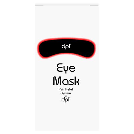 DPL Eye Mask Pain Relief Light Therapy Black/ Red