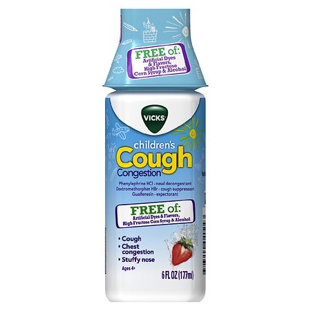 Vicks Children's Cough & Congestion Relief Dye Free