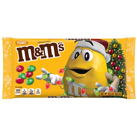 M&M's Christmas Chocolate Candy Peanut