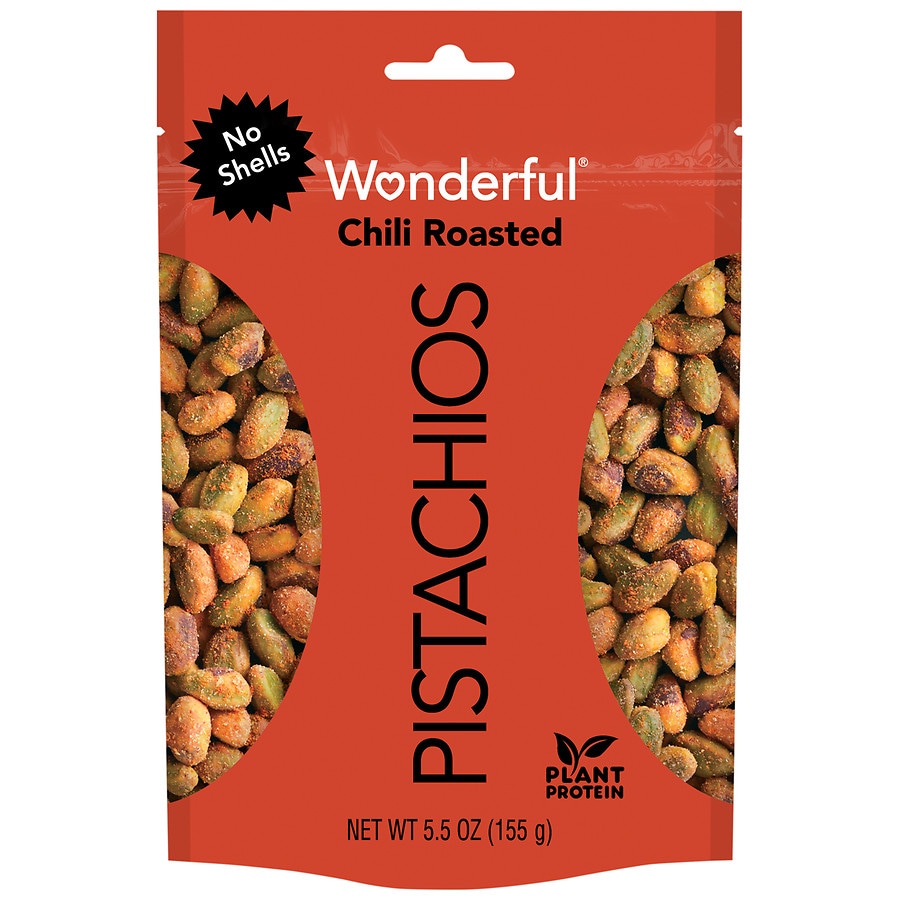 Wonderful No Shell Pistachios Chili Roasted Walgreens
