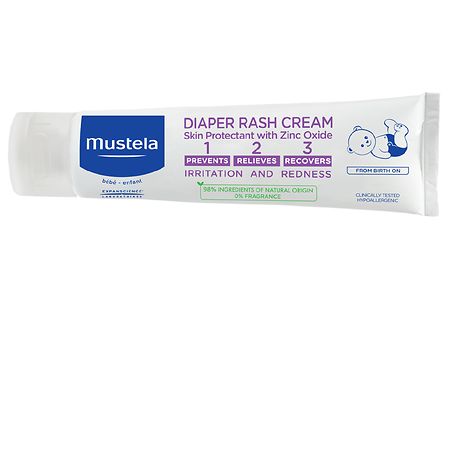 Mustela Bebe On-The-Go Travel Set - Baby Skin Care & Bath Time Gift Set -  Natural & Plant-Based - 3 Items Set - Packaging may vary