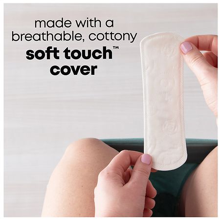 Carefree Acti-Fresh Body Shape Panty Liners Wrapped Unscented, Extra Long
