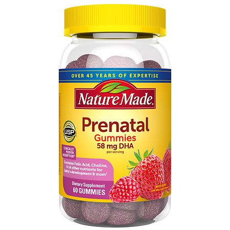 Nature Made Prenatal Gummies with DHA and Folic Acid