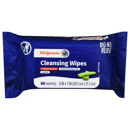Walgreens Cleansing Wipes 8 x 7 White