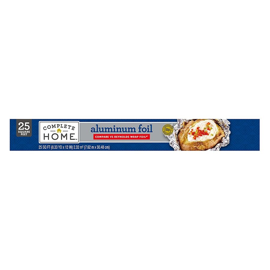 Basics Aluminum Foil, 250 Sq Ft, pack of 1 (Previously Solimo)