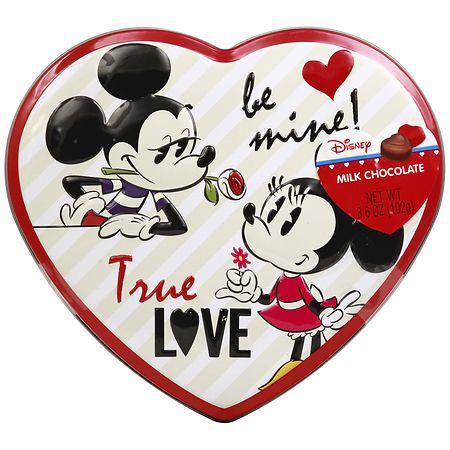 UPC 041376505539 product image for Frankford Candy & Chocolate Co. Valentine's Mickey & Minnie Heart Tin - 3.6 oz | upcitemdb.com