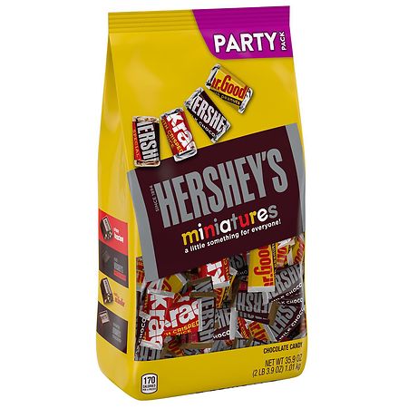 Hershey's Miniatures Candy, Party Pack Assorted Chocolate