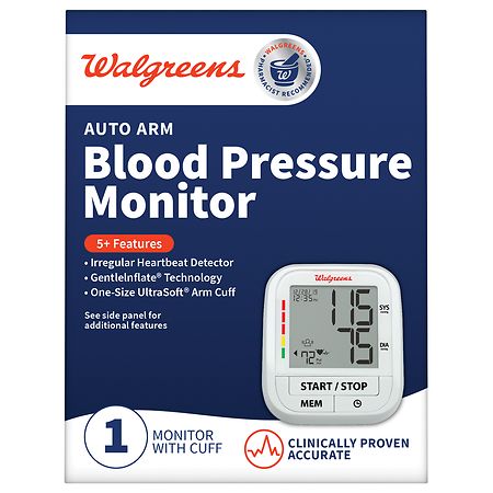 Kroger® Premium Automatic Arm Blood Pressure Monitor with Hypertension Risk  Indicator, 1 ct - Kroger