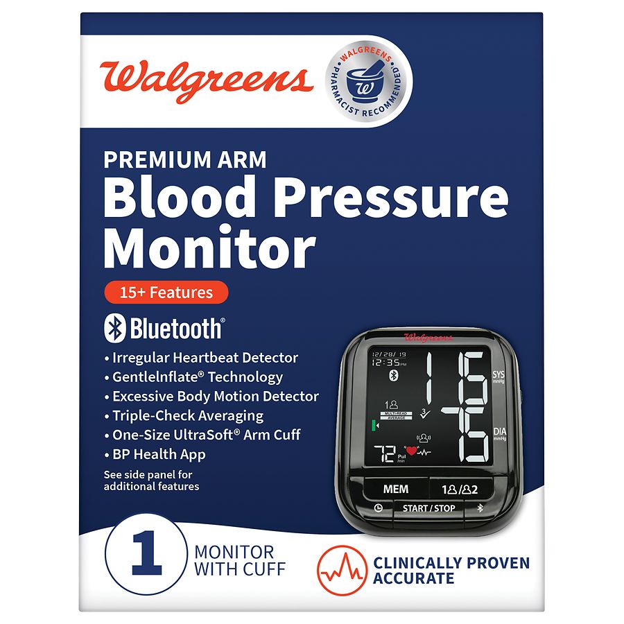 Walgreens Premium Arm Blood Pressure Monitor - Each