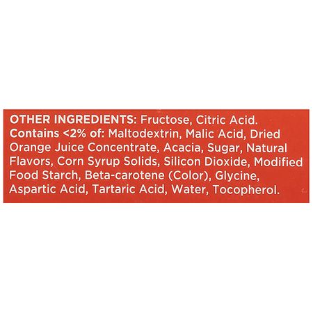 Walgreens Vitamin C Effervescent Powder Blend Orange