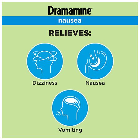 Dramamine Long Lasting Formula Nausea Relief Tablets