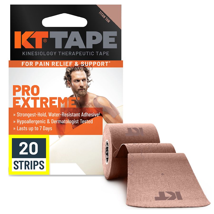 KT Tape Pro Extreme Precut Strips Titan Tan | Walgreens