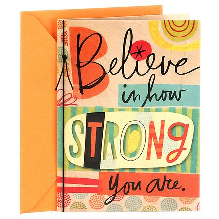 UPC 720473873672 product image for Hallmark Encouragement Card (Believe in How Strong You Are) - 1.0 ea | upcitemdb.com