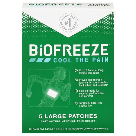 BIOFREEZE Cool the Pain Patches