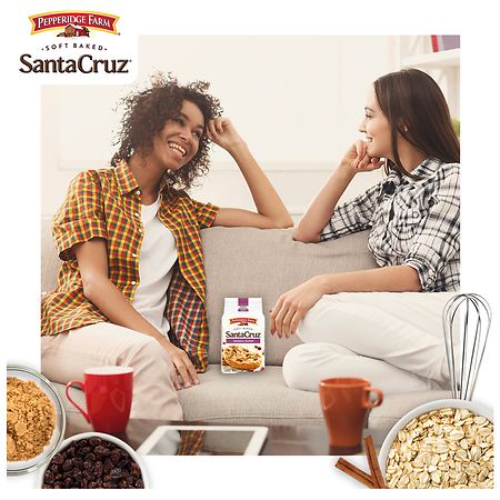 Pepperidge Farm Santa Cruz Soft Baked Cookies Oatmeal Raisin