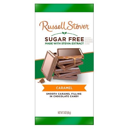 Russell Stover Sugar Free Caramel Chocolate Candy