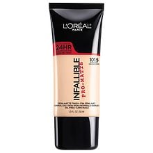 L'Oreal Paris Infallible Pro-Matte Blendable Foundation, 101.5 Ivory ...