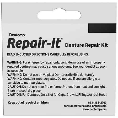 Dentemp Repair-It Advanced Formula Denture Repair Kit