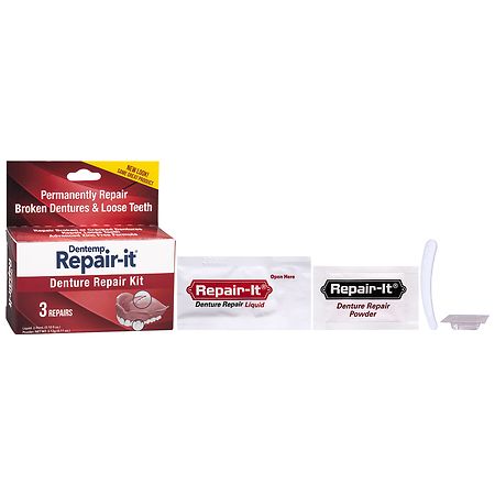 Dentemp Repair-It Advanced Formula Denture Repair Kit