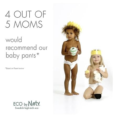 Eco by Naty Pull On Pants for Sensitive Skin Size 5