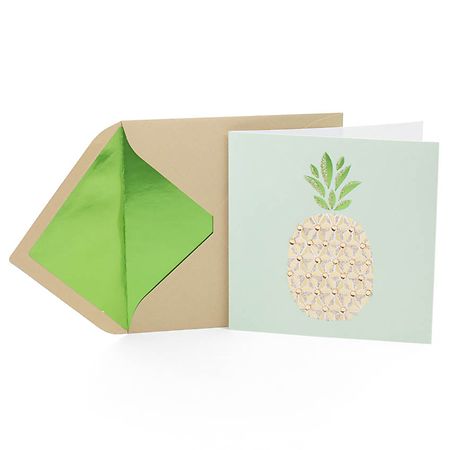 UPC 720473872781 product image for Hallmark Signature Blank Card (Pineapple) - 1.0 ea | upcitemdb.com