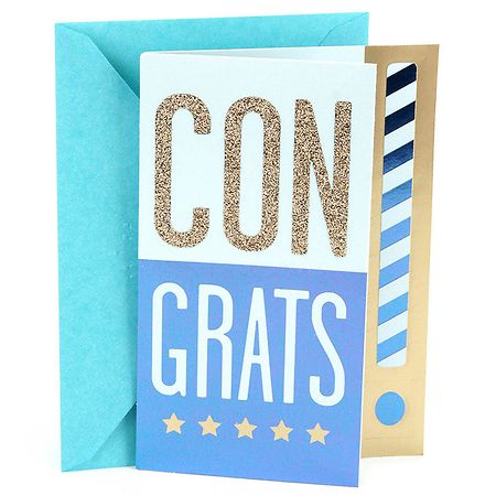 UPC 720473873764 product image for Hallmark Congratulations or Graduation Card (Congrats!, Blank Inside) - 1.0 ea | upcitemdb.com