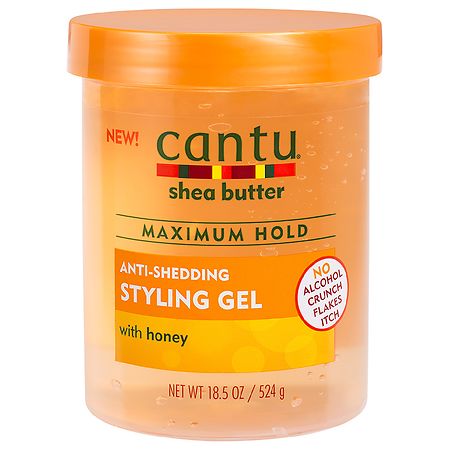 Cantu Shea Butter Maximum Hold Anti-Shedding Styling Gel with Honey