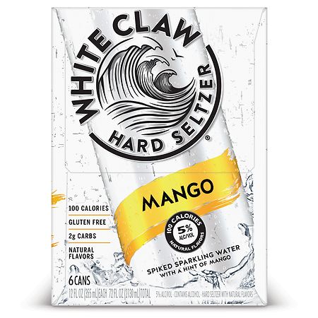 White Claw Mango Hard Seltzer 6-Pack: Buy Now