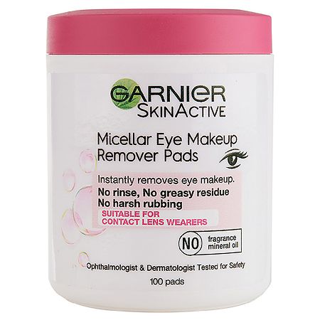 UPC 603084518425 product image for Garnier SkinActive Micellar Micellar Eye Makeup Remover Pads - 100.0 ea | upcitemdb.com