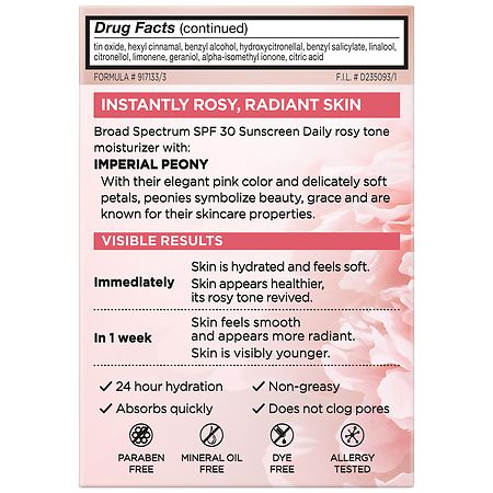 L'Oreal Paris Age Perfect Rosy Tone Broad Spectrum SPF 30 Sunscreen
