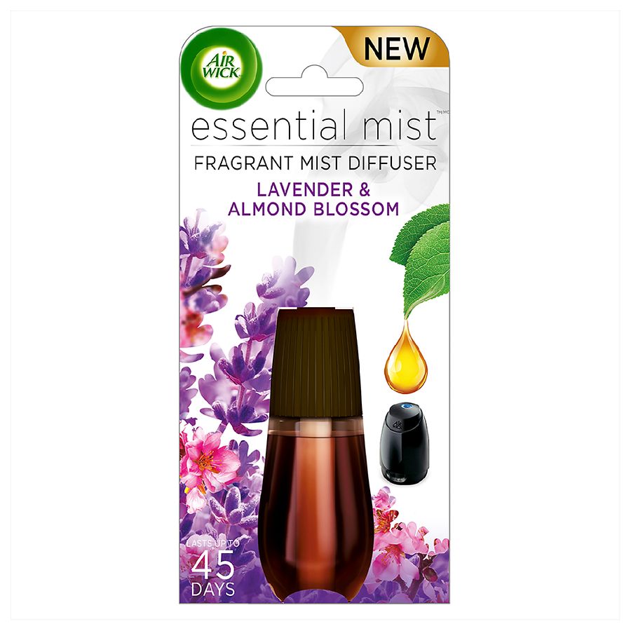 Air Wick Essential Mist Diffuser Oil Refills Variety Pack, Set of 5  Fragrance Mist Refills, Lavender, Vanilla, Lemon, Bonfire, Hibiscus