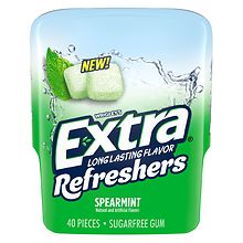 Extra Refreshers Spearmint Chewing Gum 